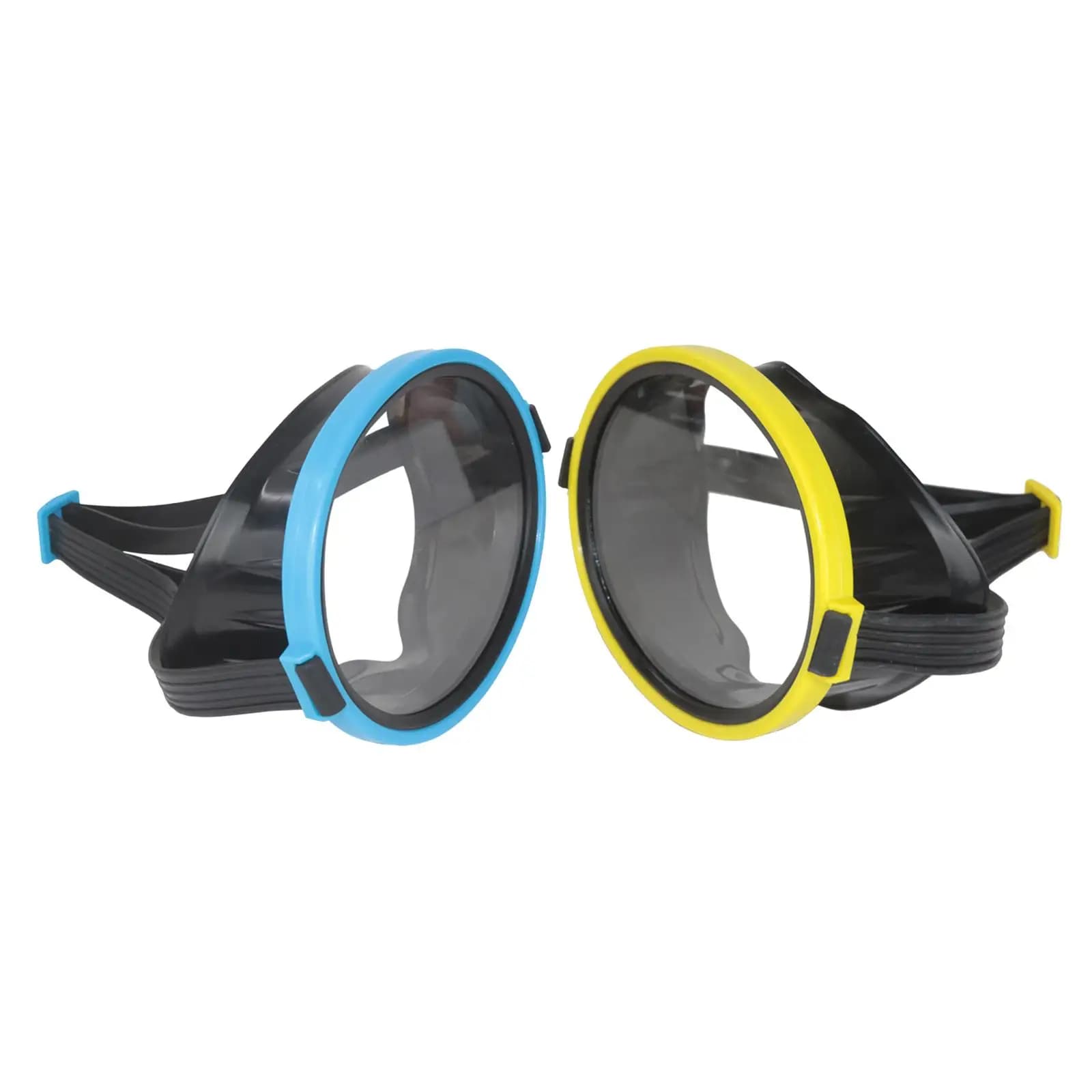 Maschera Subacquea per Bambini, Occhialini Impermeabili con Ampio Campo Visivo in Vetro Temperato per Piscina e Sport Acquatici