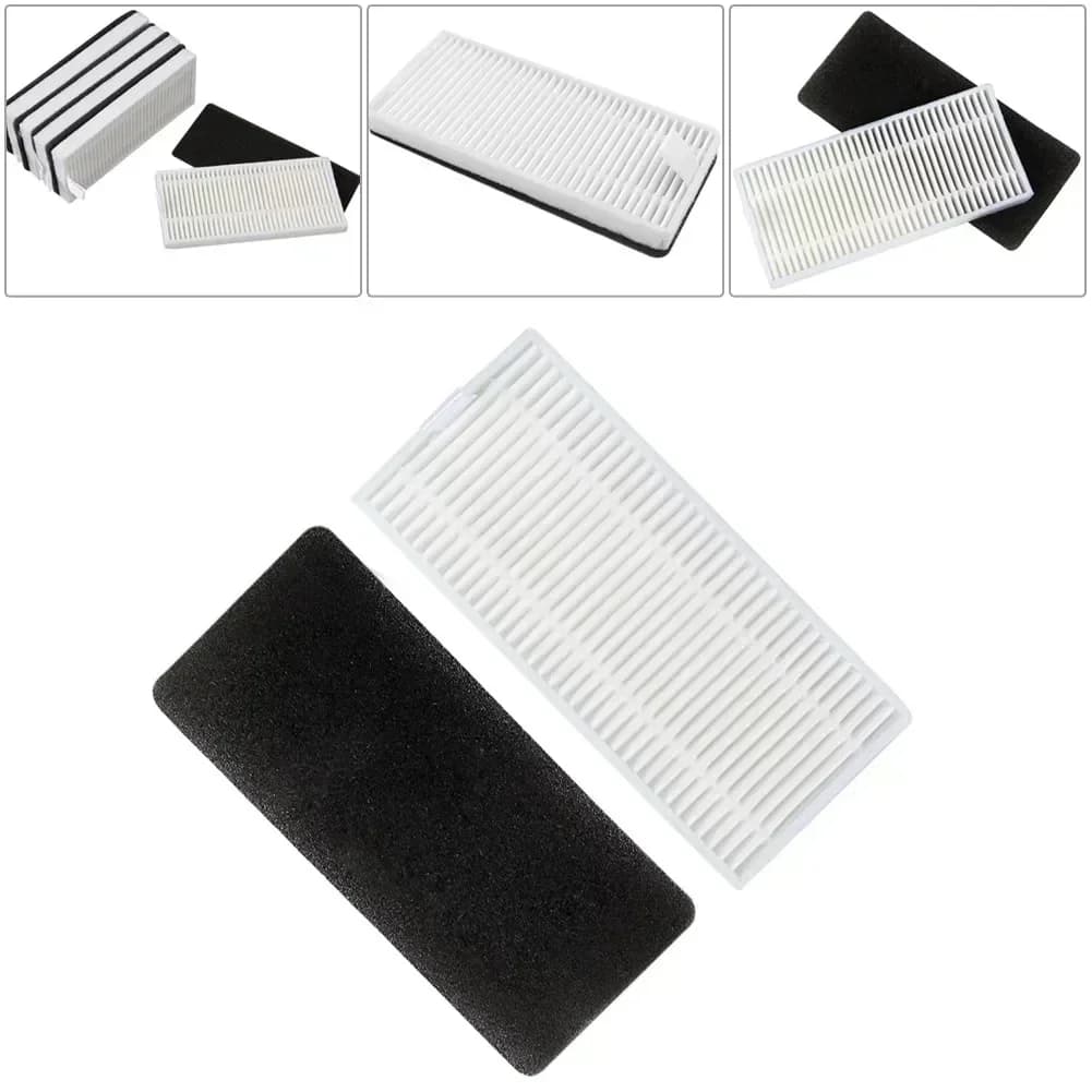 5pc Filters For Mamibot EXVAC660, EXVAC680S EXVAC880 Vacuum Cleaner Household Sweeper Cleaning Tool Robot Filter Replacement