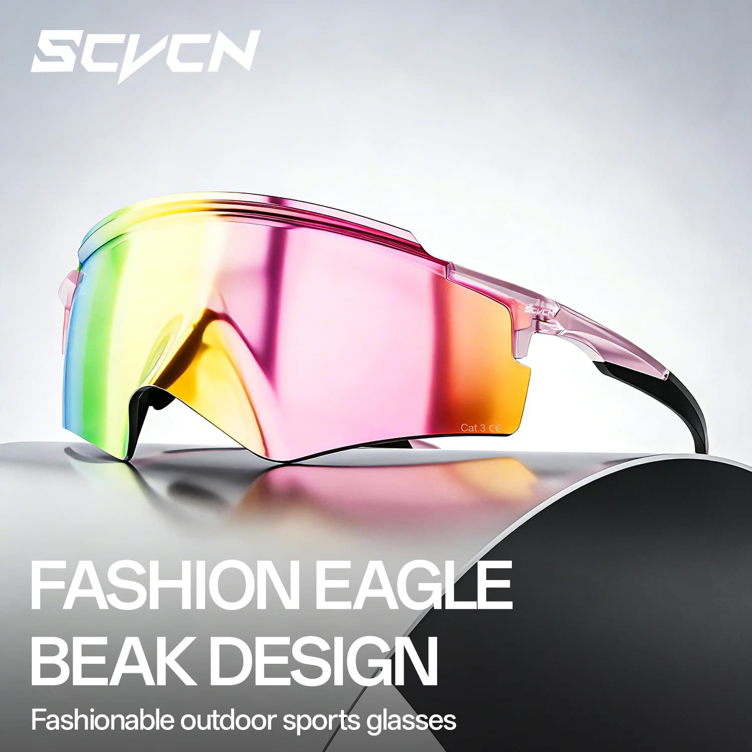 SCVCN Cycling Sunglasses Hiking Eyewear for Men Lenses Cycling Road Mountain Bike Glasses Women Casual Hiking Windproof 2026
