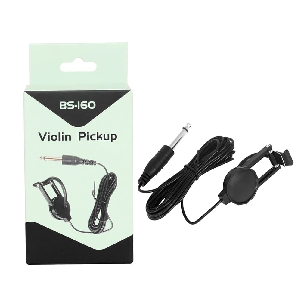 BS-160 Audio Jack Clip On Pickup Pickup portatile per violino professionale per chitarra acustica mandolino Banjo Bouzouki Ukulele Lute