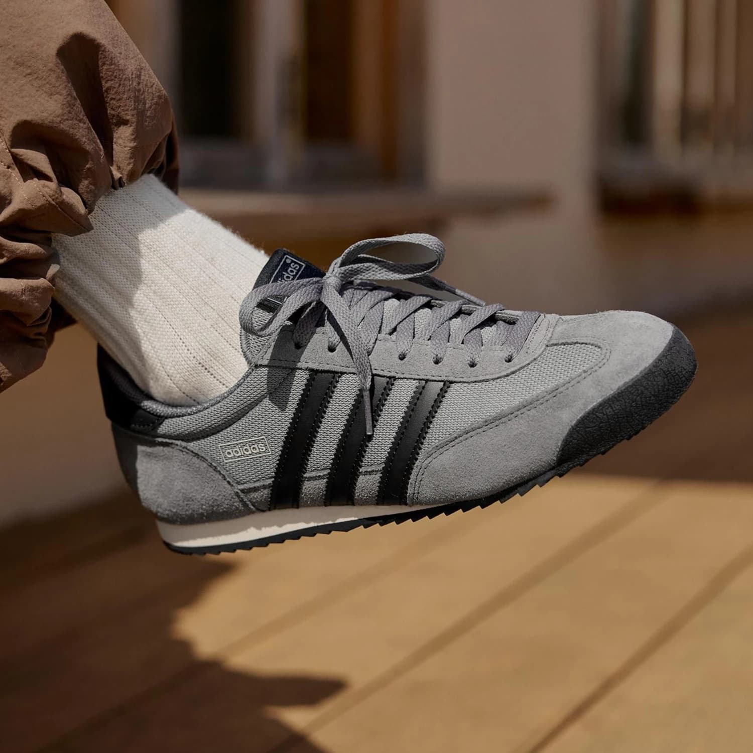 Adidas Authentic Three Leaves Men's Women's Thin Sole Retro Classic Casual Sneakers JQ6371