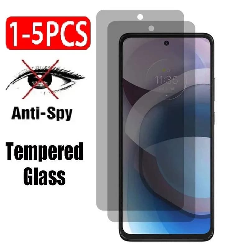 1-5 pezzi protezione schermo in vetro temperato per la privacy anti-spia per MOTO G04 G22 G23 G24 G31 G41 G52 G71 G82 G71S E20 E32 E40 E32S