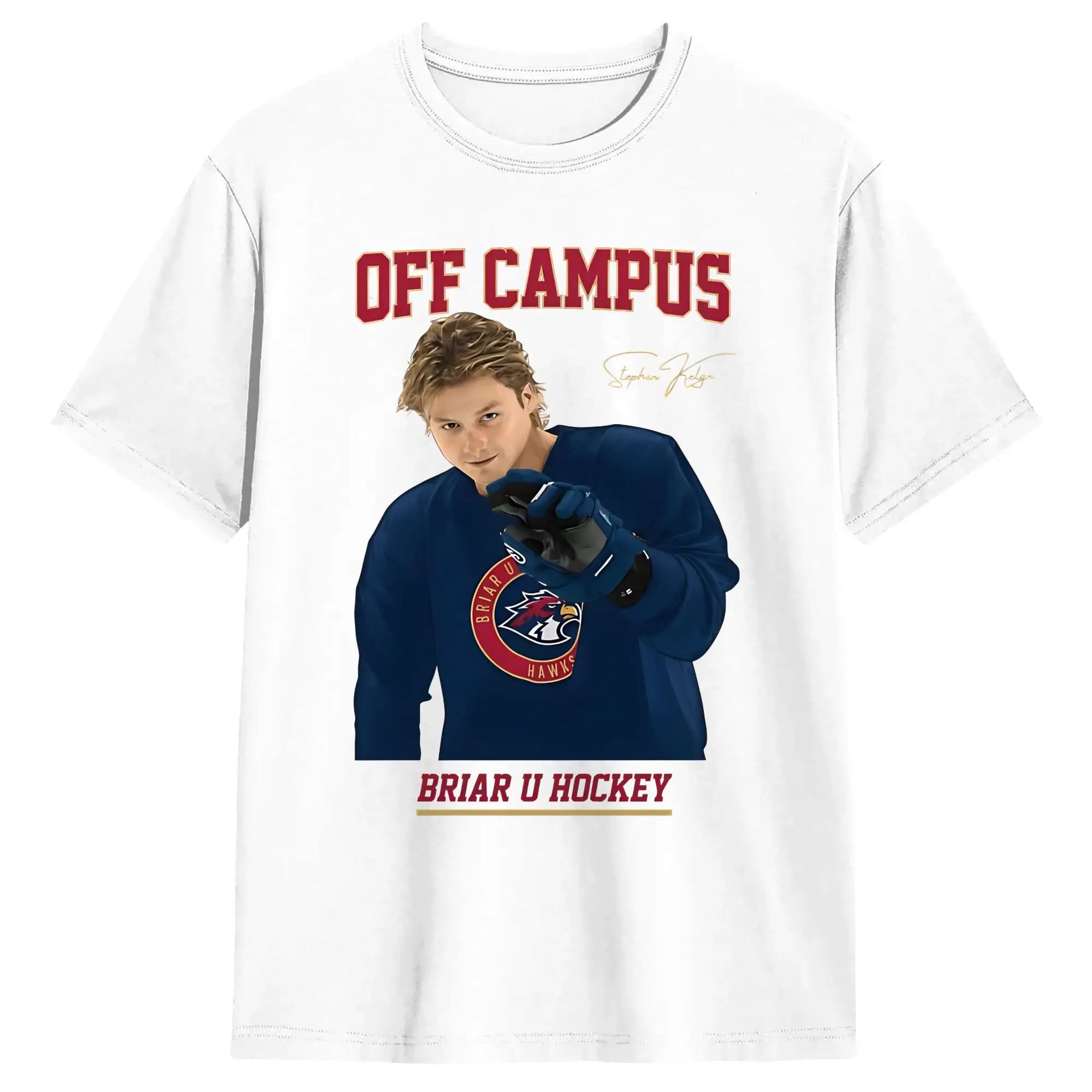 Harajuku T-Shirt Garrett Graham Off Campus Signature Cotton T-Shirts Leisure Tee Shirt for Male Beach Y2K Casual Print Tees