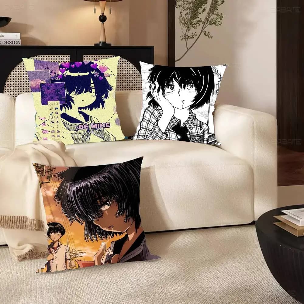 Mysterious Girlfriend X Urabe Mikoto Anime Pillow Case Sofa Cushion Cover Room Home Decoration