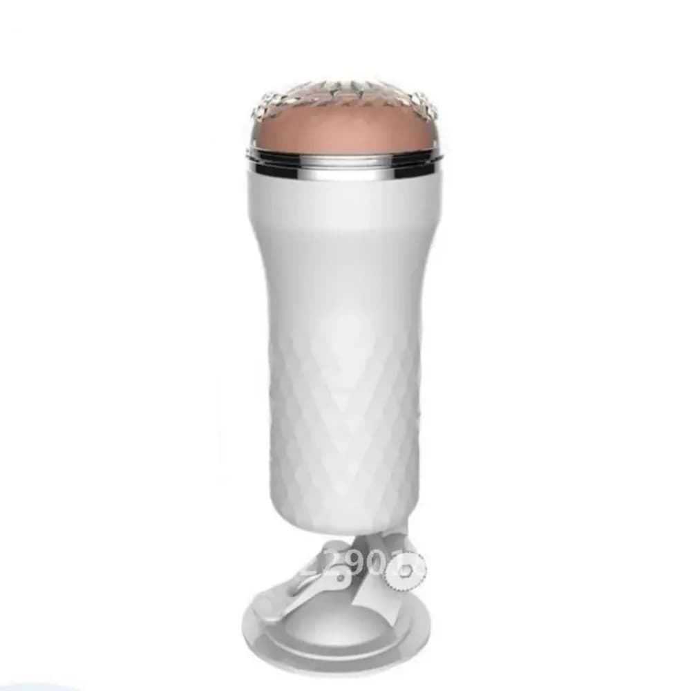 Allenatore del pene Masturbatore maschile Ventosa Tazza di masturbazione da uomo Simulazione Texture Eiaculazione ritardata Giocattolo adulto del sesso per gli uomini