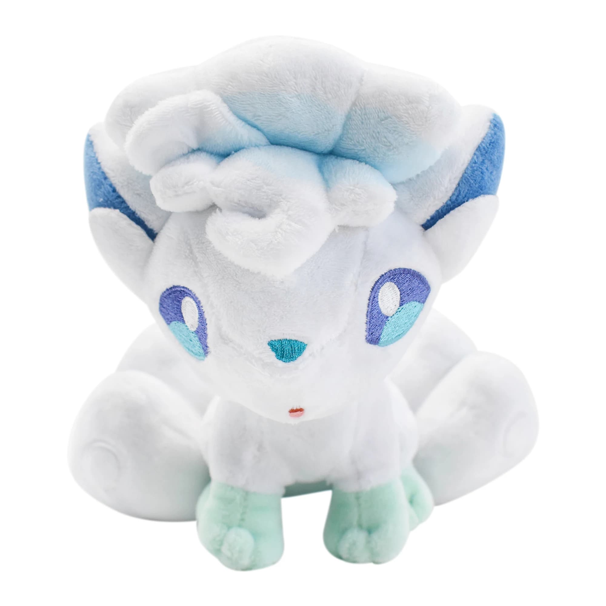Alolan Vulpix peluche gioco di peluche per regalo da collezione, simpatico personaggio dei cartoni animati nero 9 pollici