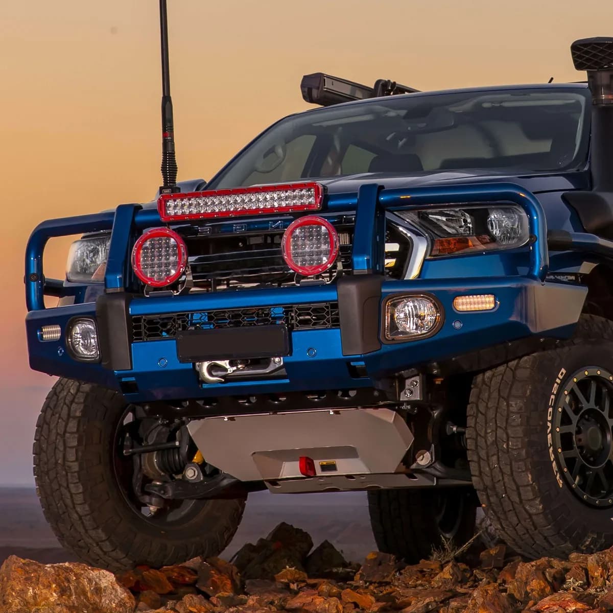 Fari Neri Compatibili con Ford Ranger XL XLT 2019-2023, Lampade Alogene Sinistra+Destra
