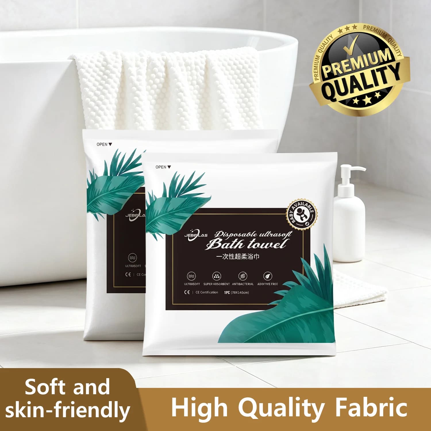 Large 70x140 Disposable Bath Towel Hotel Quality Portable Travel Compressed Thickened Cotton Individually Packed