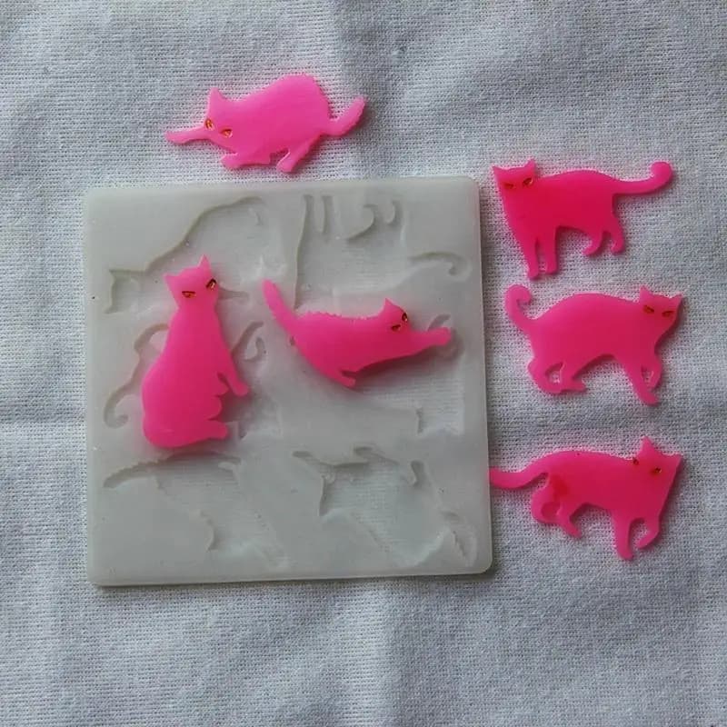 Halloween Silicone Mold Unique Pendants Epoxy Molds Keychain Earring Pendant Mold DIY Jewelry Resin Molds