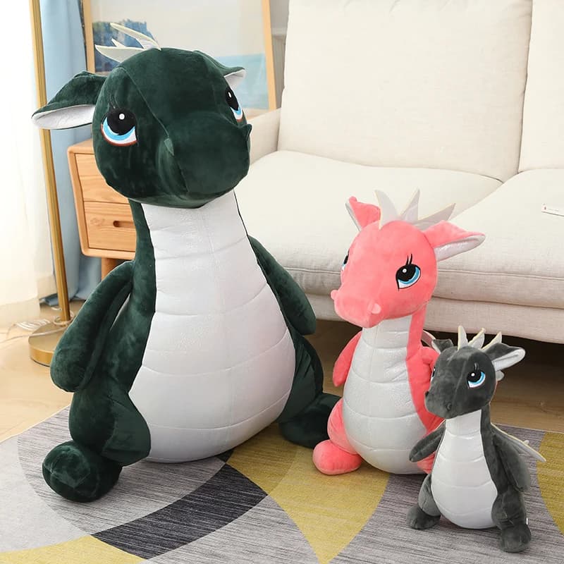 Simpatico cartone animato dinosauro peluche farcito animali morbidi dinosauro bambola morbida Kds abbraccio drago cuscino regalo di compleanno