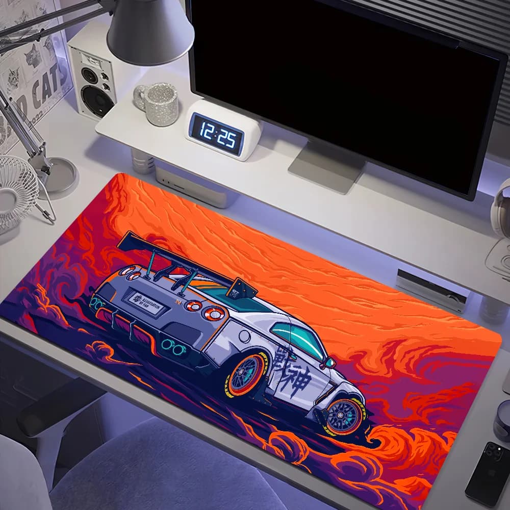 Nuova auto sportiva GG-GTR Tappetino per mouse Tappetino da scrivania Grande tastiera antiscivolo anti-caduta Ufficio ergonomico Gomma PC Casa personalizzata