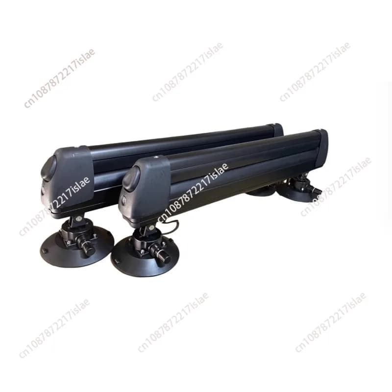 Supporto per tetto in lega Attrezzatura per auto da sci Porta snowboard Portaoggetti per sci con ventose rimovibili