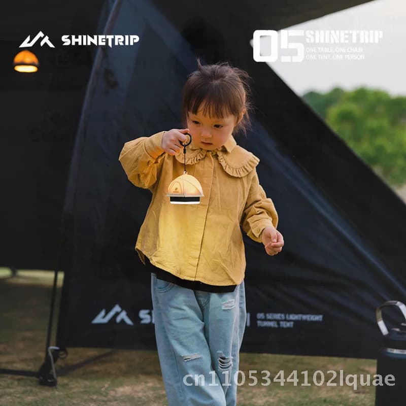 Luce per tenda da esterno a LED serie Shanqu 05 con assorbimento magnetico Illuminazione d'atmosfera regolabile morbida a lunga resistenza per il campeggio