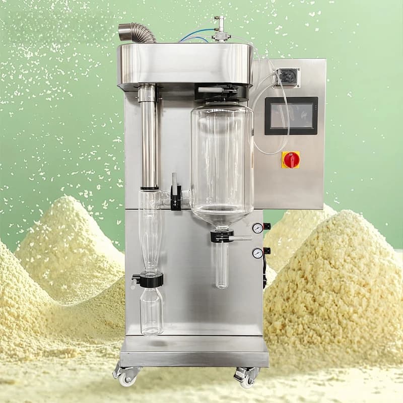 Mini laboratory scale dryer, spray equipment for protein detergent and milk powder, instant coffee liquid drying machine