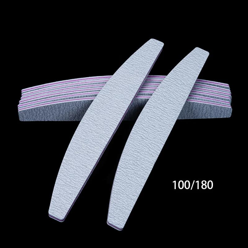 Nail Art 100/180 Unghie Levigatura Pedicure Lucidatura Tamponi per manicure Strumenti per la cura Lime per unghie Lime per unghie professionali Lotto