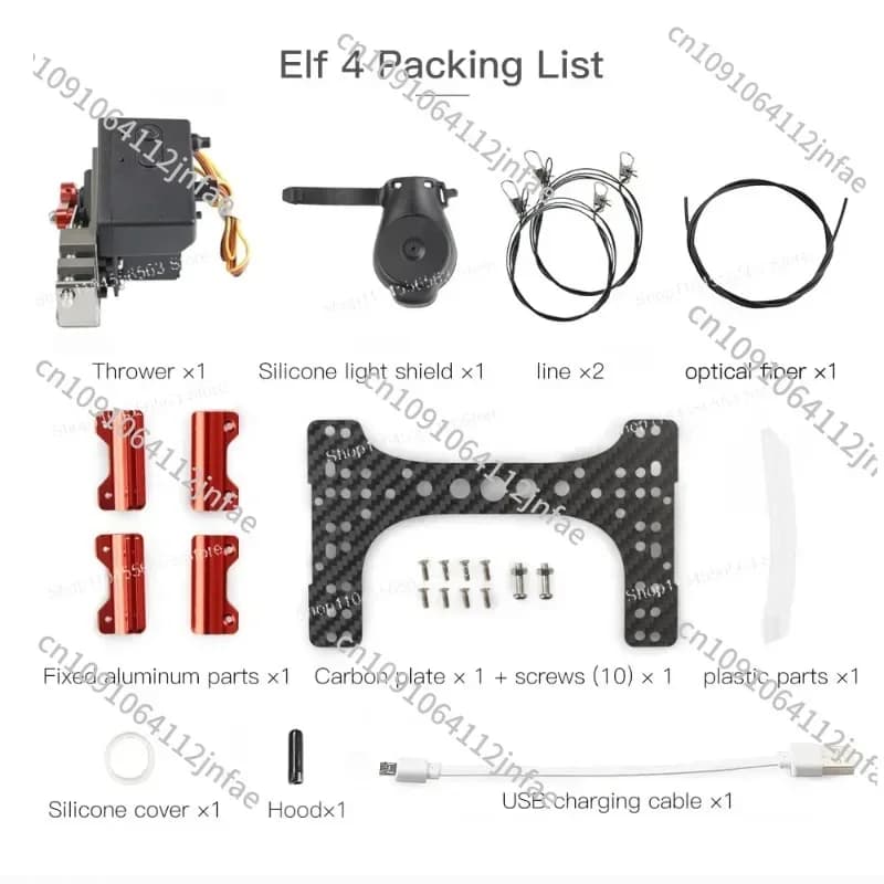Accessori per Drone con Doppio Rilascio di Carico per Phantom 4/4P/4A/V2.0 - Anello per Esche e Dispositivo Airdrop