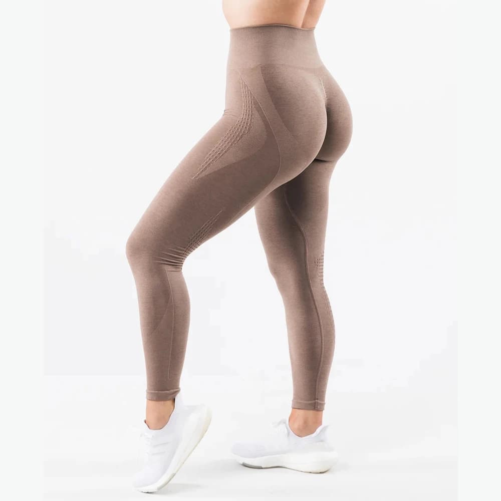 Amplificare il contorno Leggings Fitness Gym Donna Leggings scrunch senza cuciture Collant da allenamento push up a vita alta Pantaloni da yoga Abbigliamento sportivo