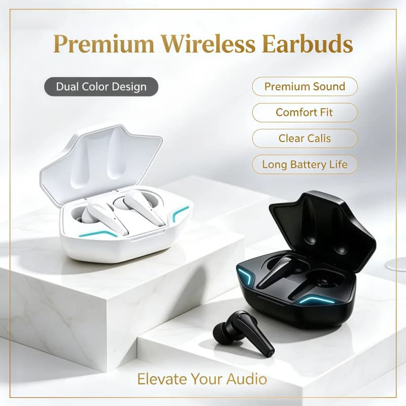 2026 X15 Wireless Bluetooth Gaming Headphones Sports Low-Latency In-Ear Headphones With Microphone Noise-cancelling headphones