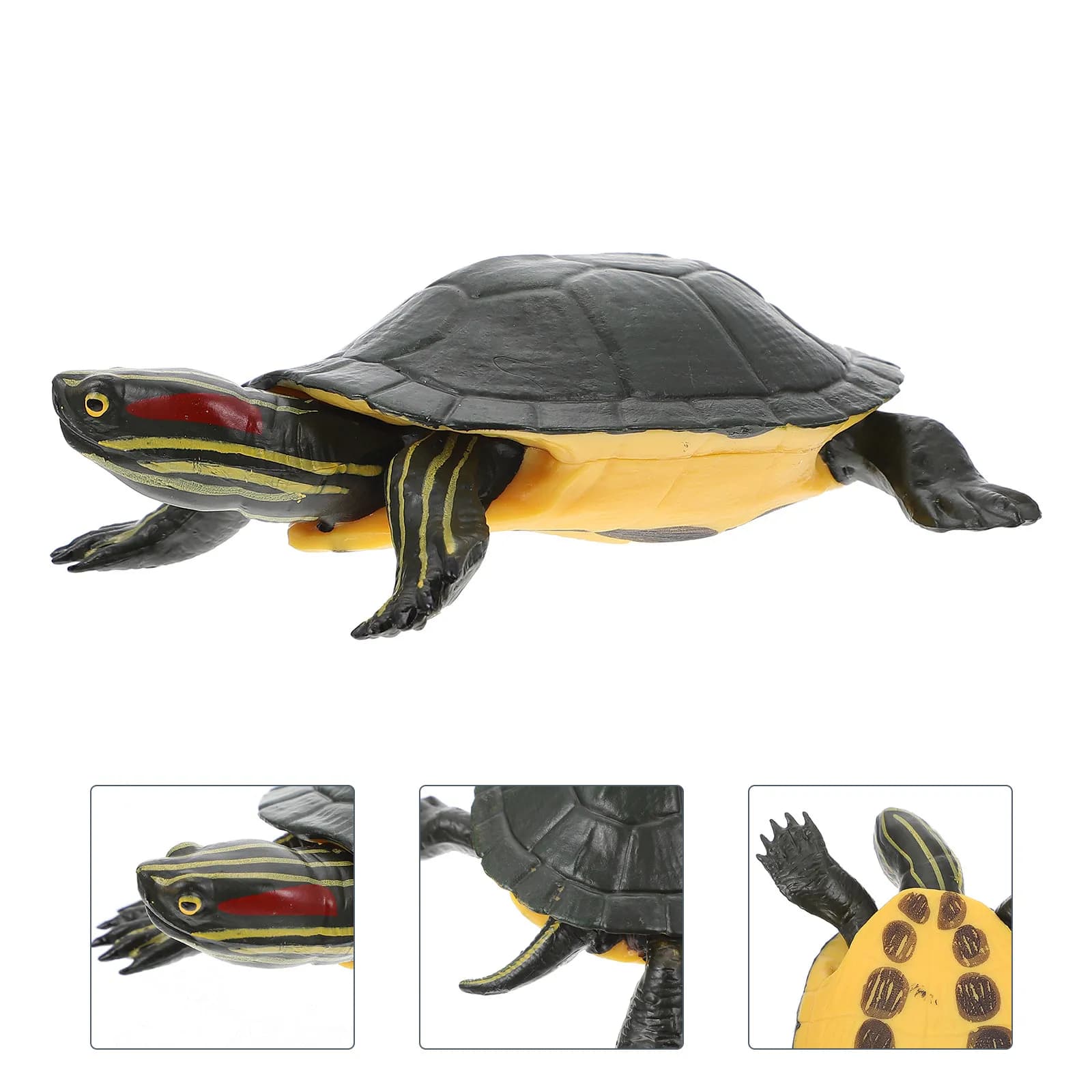 Educational Turtle Sculpture Premium Plastic Construction Fade Resistant Detailed Design for Kids Science Learning Home Office