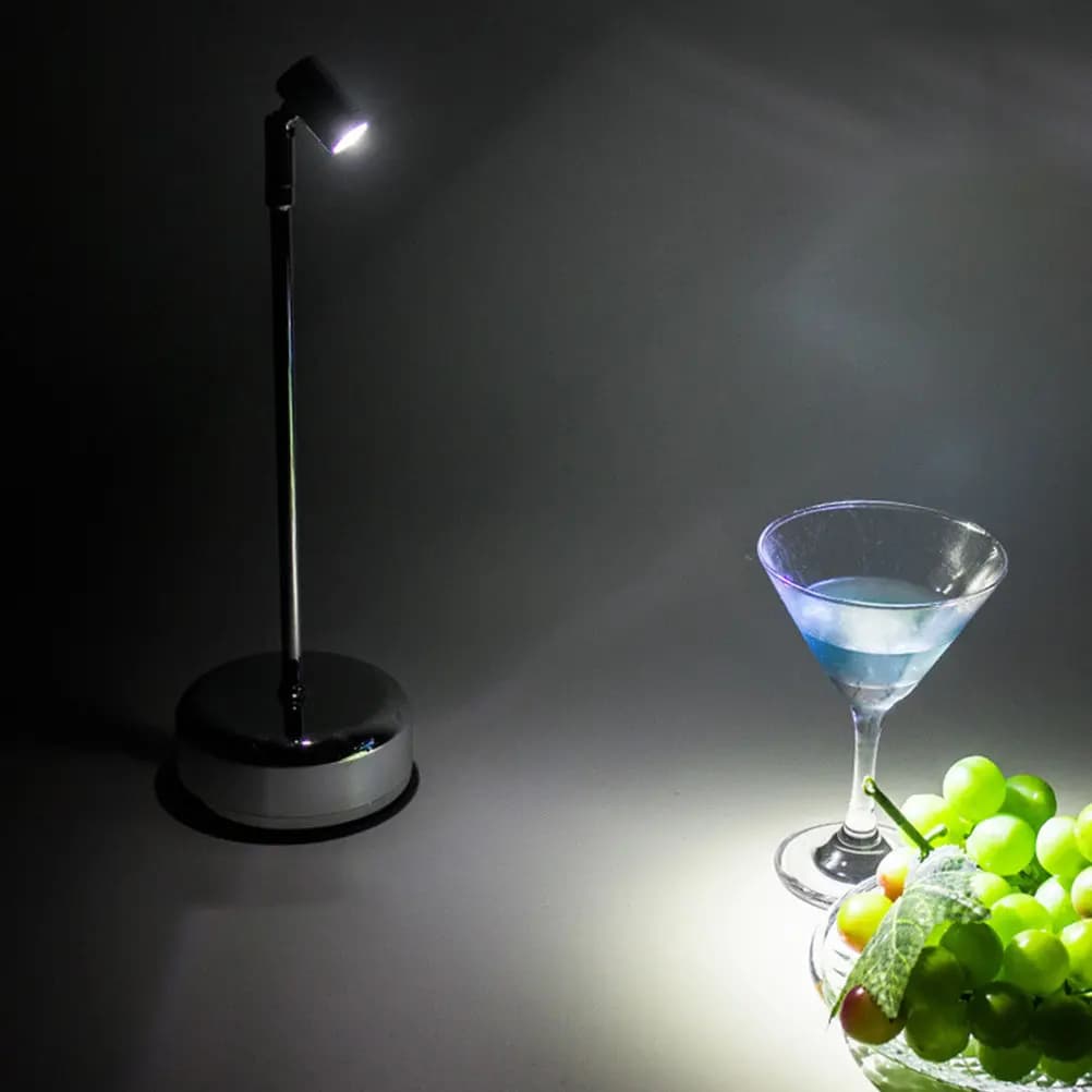 Lamp Rechargeable Cordless Desktop Night Light Warm Light for Home Bar Coffee Shop Decor Small Battery Operated Desk
