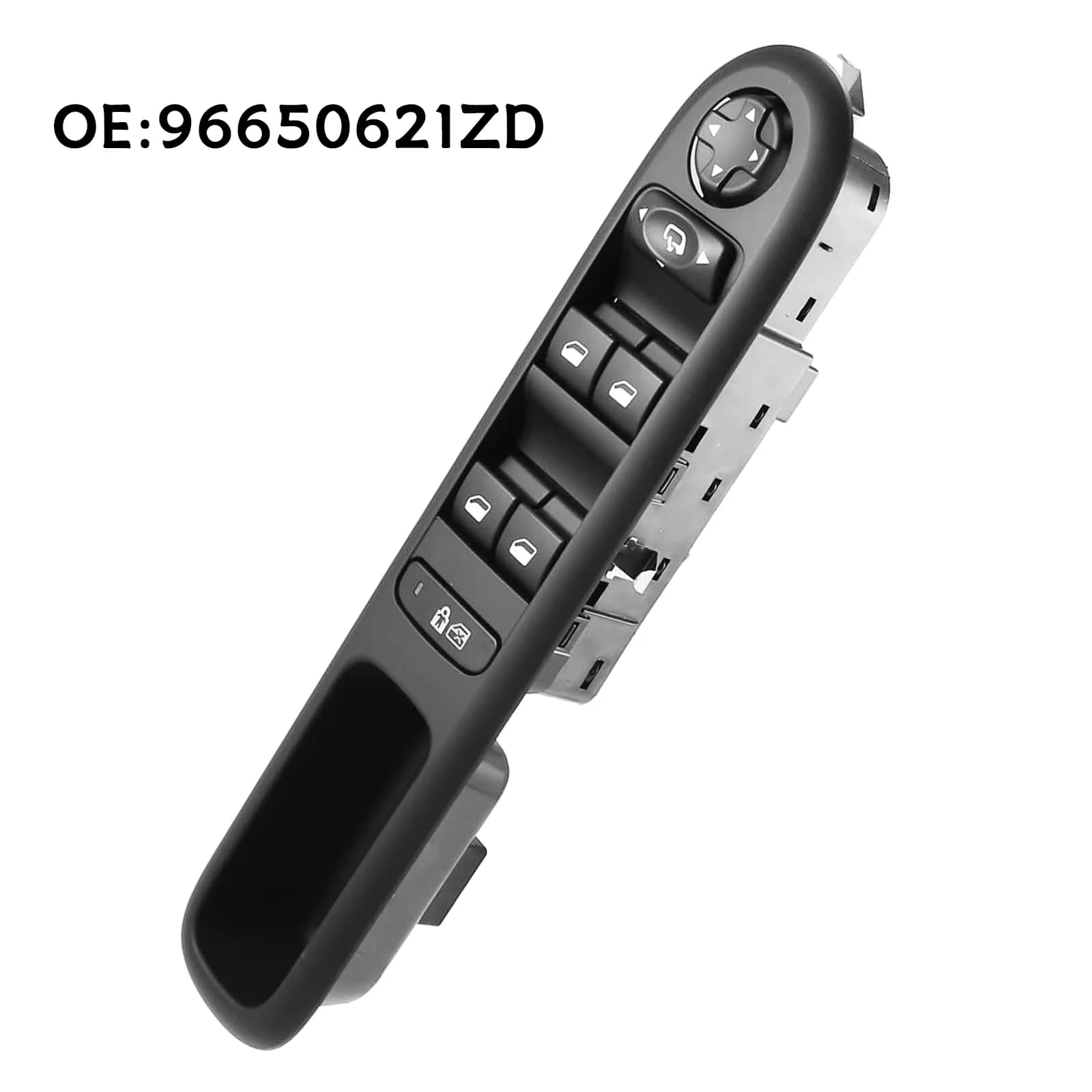96650621 ZD Interruttore alzacristallo elettrico lato conducente, interruttore specchio pieghevole per finestra per Peugeot 3008 5008 Hatchback Wagon pieghevole elettrico