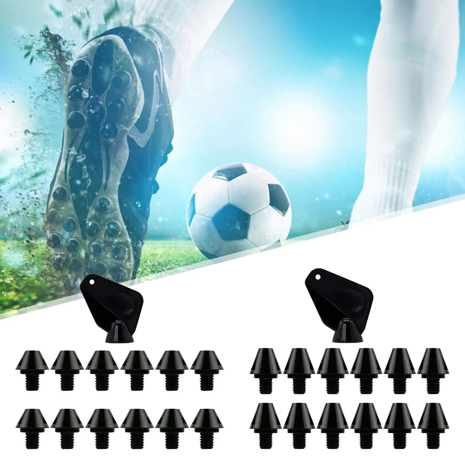 12 Pezzi Tacchetti per Scarpe da Calcio, Accessori Professionali per Scarpe da Rugby, Tacchetti per Scarpe da Calcio per Allenamento, Sneakers Atletiche