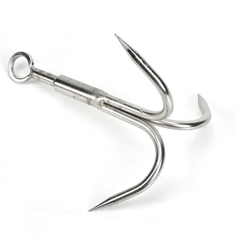 1pc Mountaineering Climbing Tools Outdoor Anchor Hook Clasp Grappling Tackle For Boat Fishing Climbing Claw Accessories