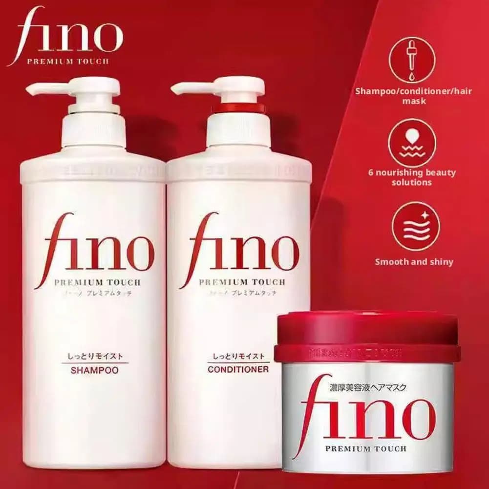 Premium Touch Soaking Beauty Conditioner Fino - Deep Repairing Dry Curly Damaged Hair Long-lasting Moisturizing Oil-controlled