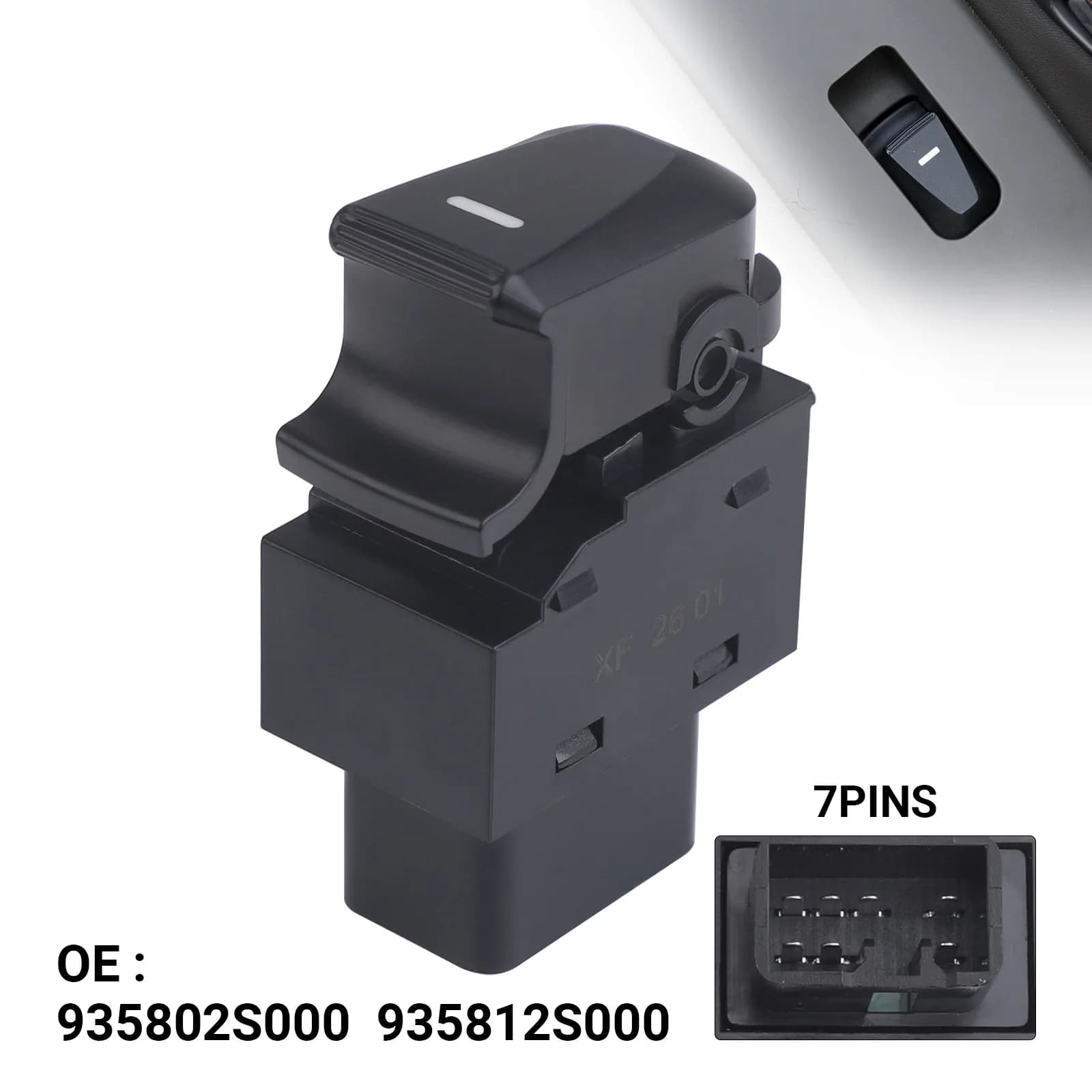 935812S000 935802S000 93580-2S000 Pulsante Interruttore Alzacristallo Passeggero Auto Nuovo 1pz/3pz Per Hyundai Ix35 Tucson Ix 2009-2015