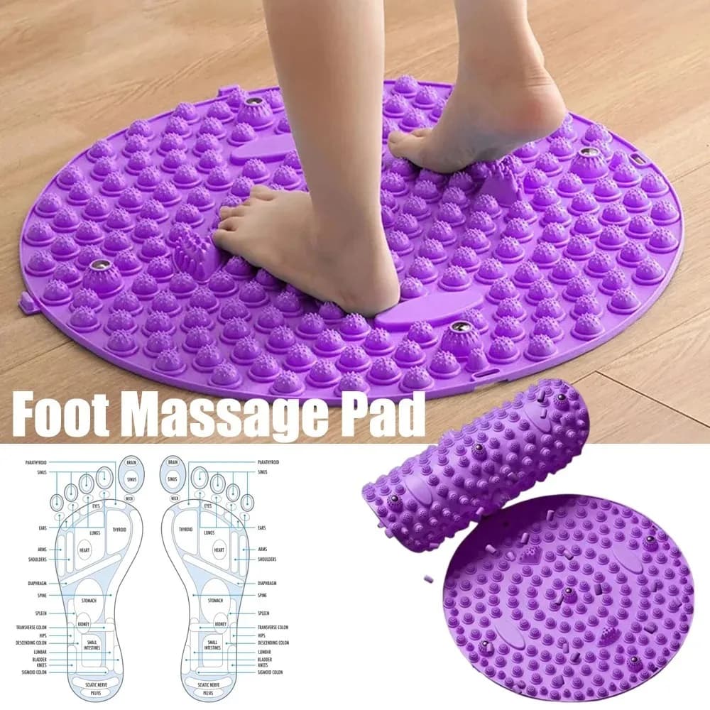 Fingerpressure Board Foot Massage Pad Health Walk Pressure Board Foot Massage Pad Foot Yoga Acupressure Mat Training Accessorie
