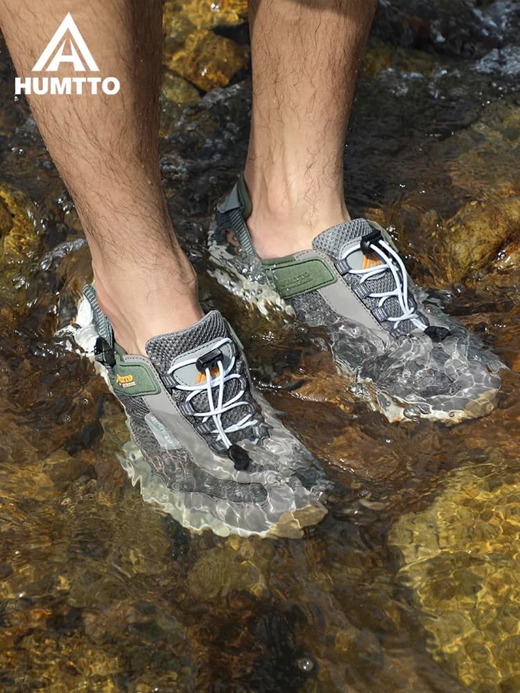 HUMTTO uomo scarpe a monte Outdoor Trekking Wading scarpe da acqua scarpe da acqua Mesh traspirante scarpe da ginnastica da donna alla caviglia ad asciugatura rapida
