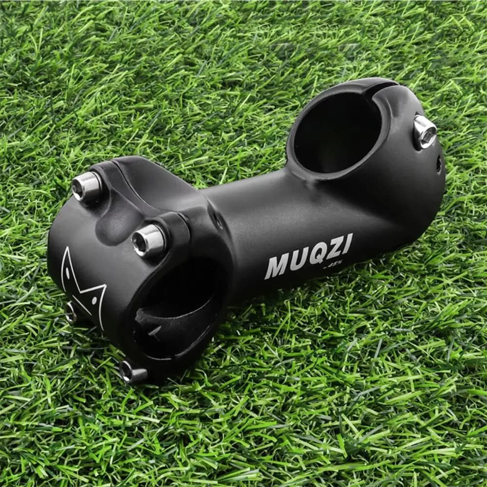 Attacco manubrio bici da 45 gradi in lega di alluminio forcella da 31,8 mm attacco manubrio MTB antiscivolo attacco manubrio bicicletta ultraleggero stabile ciclismo