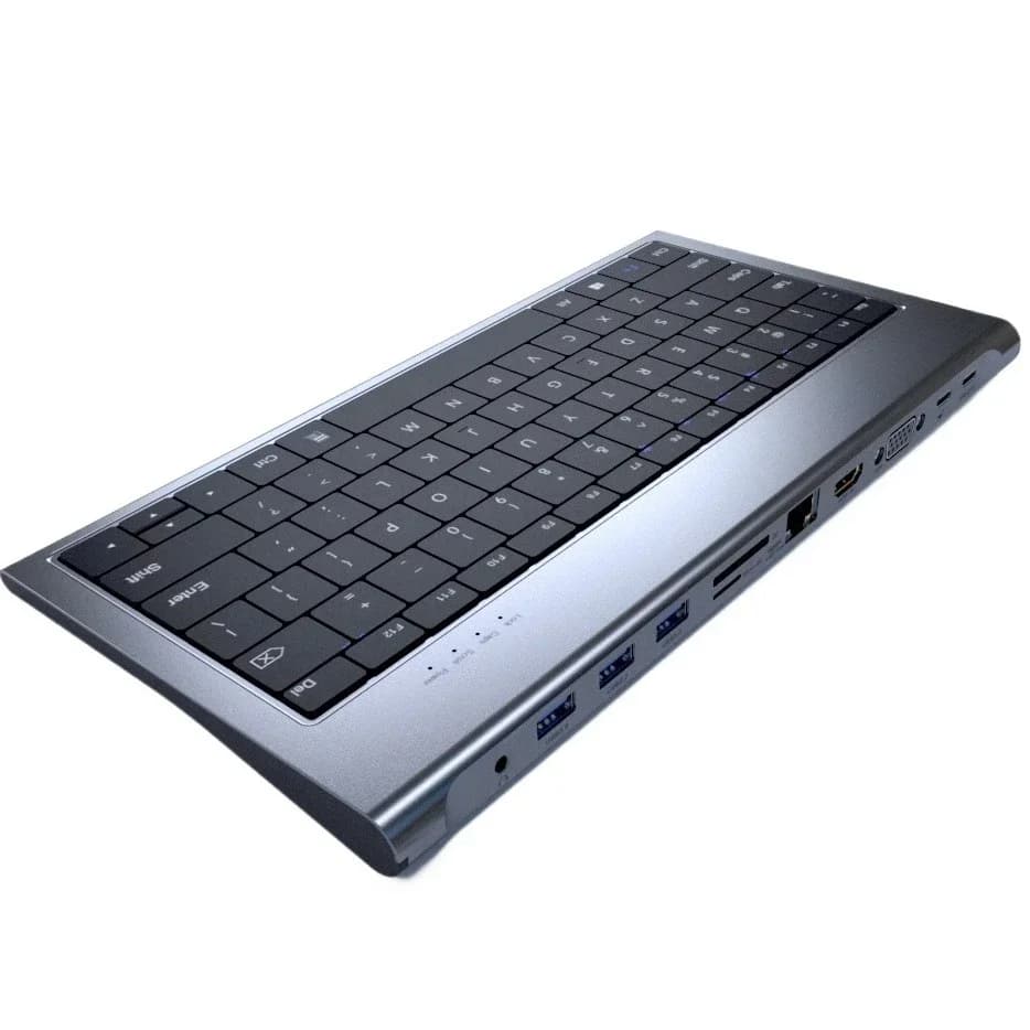Docking station, adatta per laptop, computer, tablet, telefoni cellulari, multi-interfaccia di conversione
