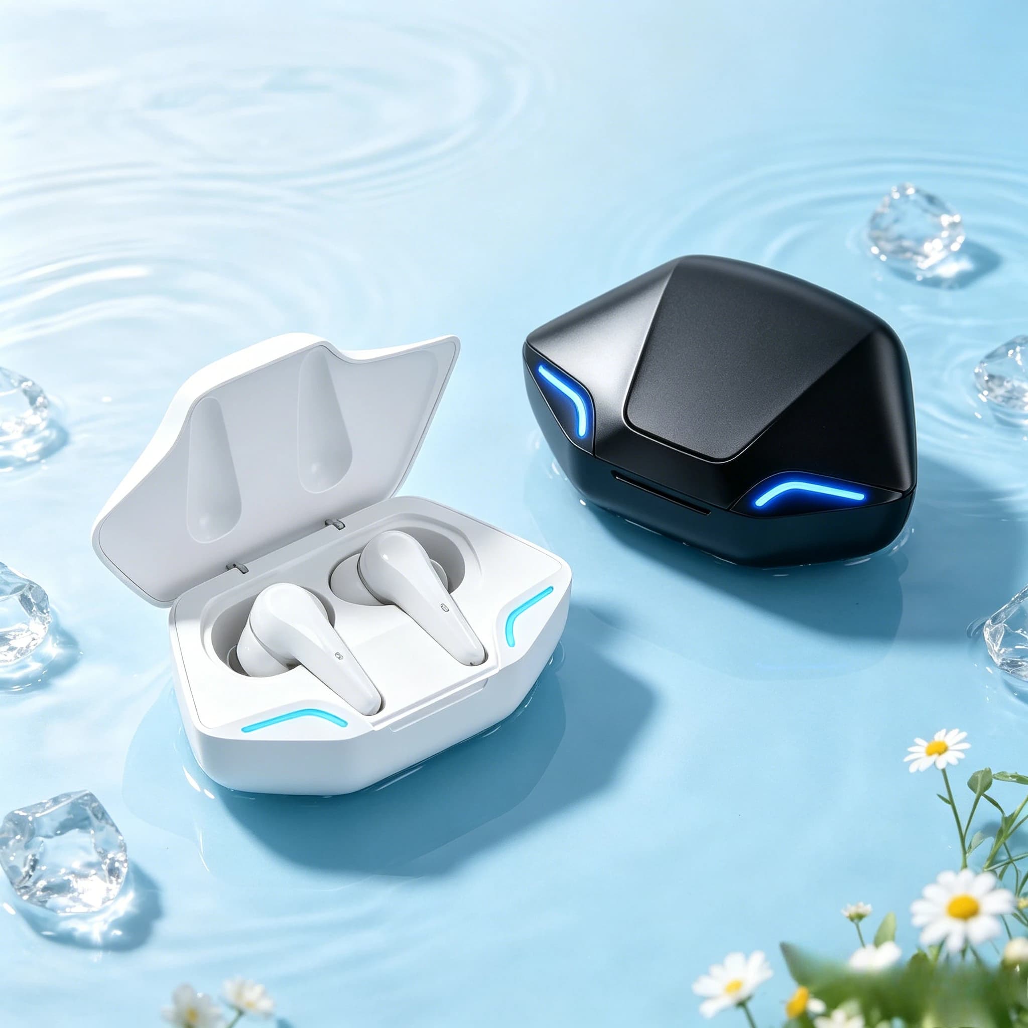 Original TWS Wireless Headphones Game Bluetooth Headphones with Microphone Noise Reduction High Fidelity Bass Earphones