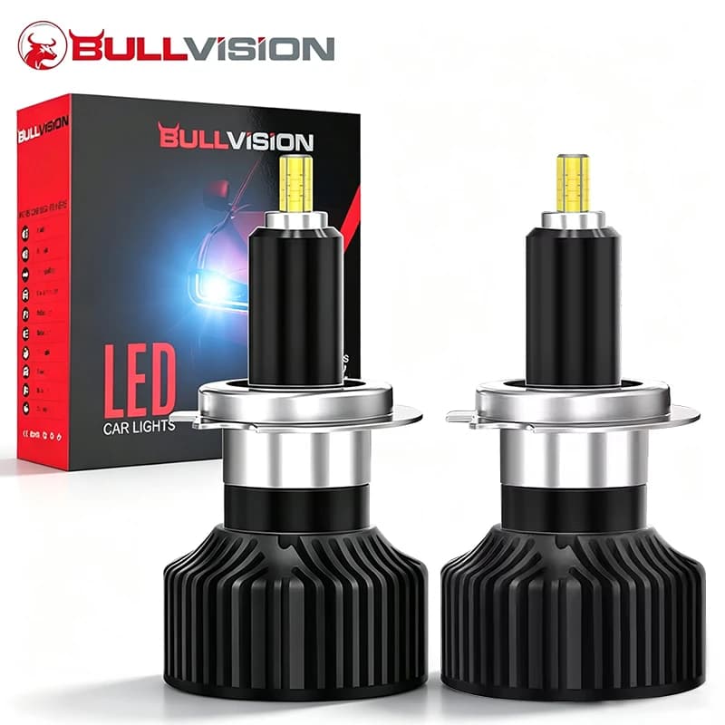 H7 H8 H1 H9 H11 9005 HB3 HB4 9006 9012 HIR2 LED 360 2PCS 9580 CANBUS Car Lights STG Beam Hi/Lo Headlight PTF Ice Bulb Auto Fog