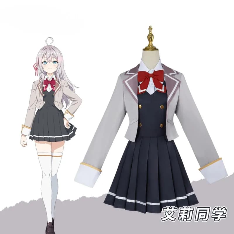 Anime Alya A volte Nasconde le sue sentimenti in russo Alisa Mikhailova Kujou Costume Cosplay Halloween Party Gioco di ruolo Vestito
