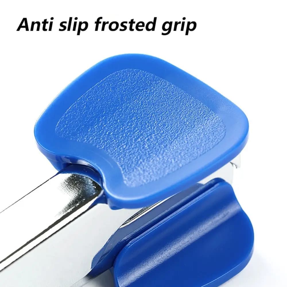 Estrattore di punti metallici portatile per risparmiare manodopera con blocco sicuro Macchina per la rimozione della cucitrice Forniture per rilegatura Estrattore per unghie Estrattore regalo