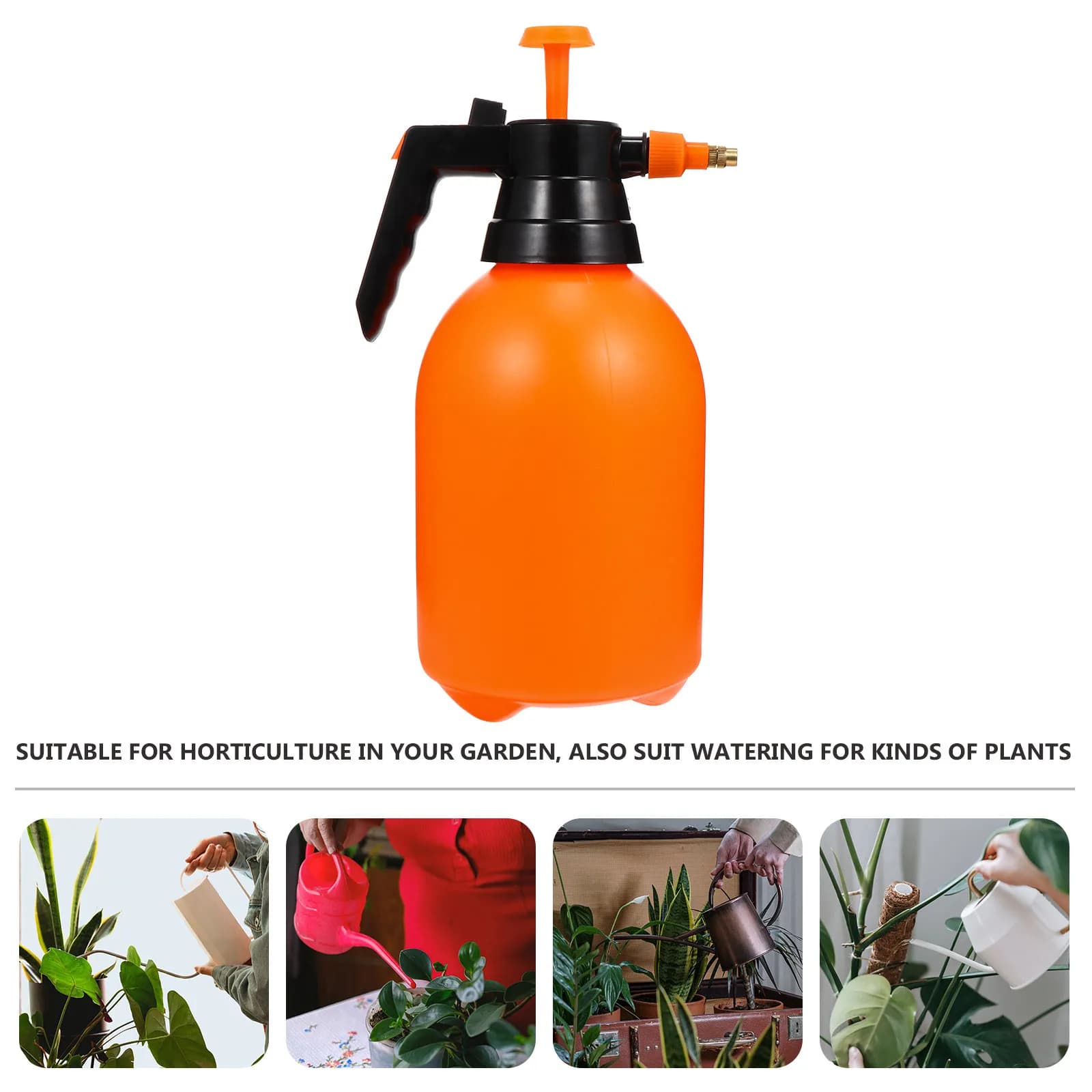 Annaffiatoio a Pressione Portatile in Plastica per Piante, Giardino, Frutteto, Parco, Balcone