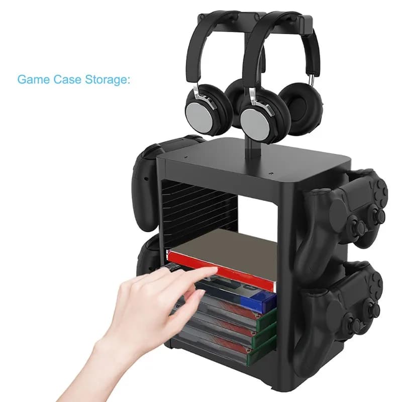 Supporto per accessori da gioco multi-piattaforma compatibile con PS5, PS4, Series, One