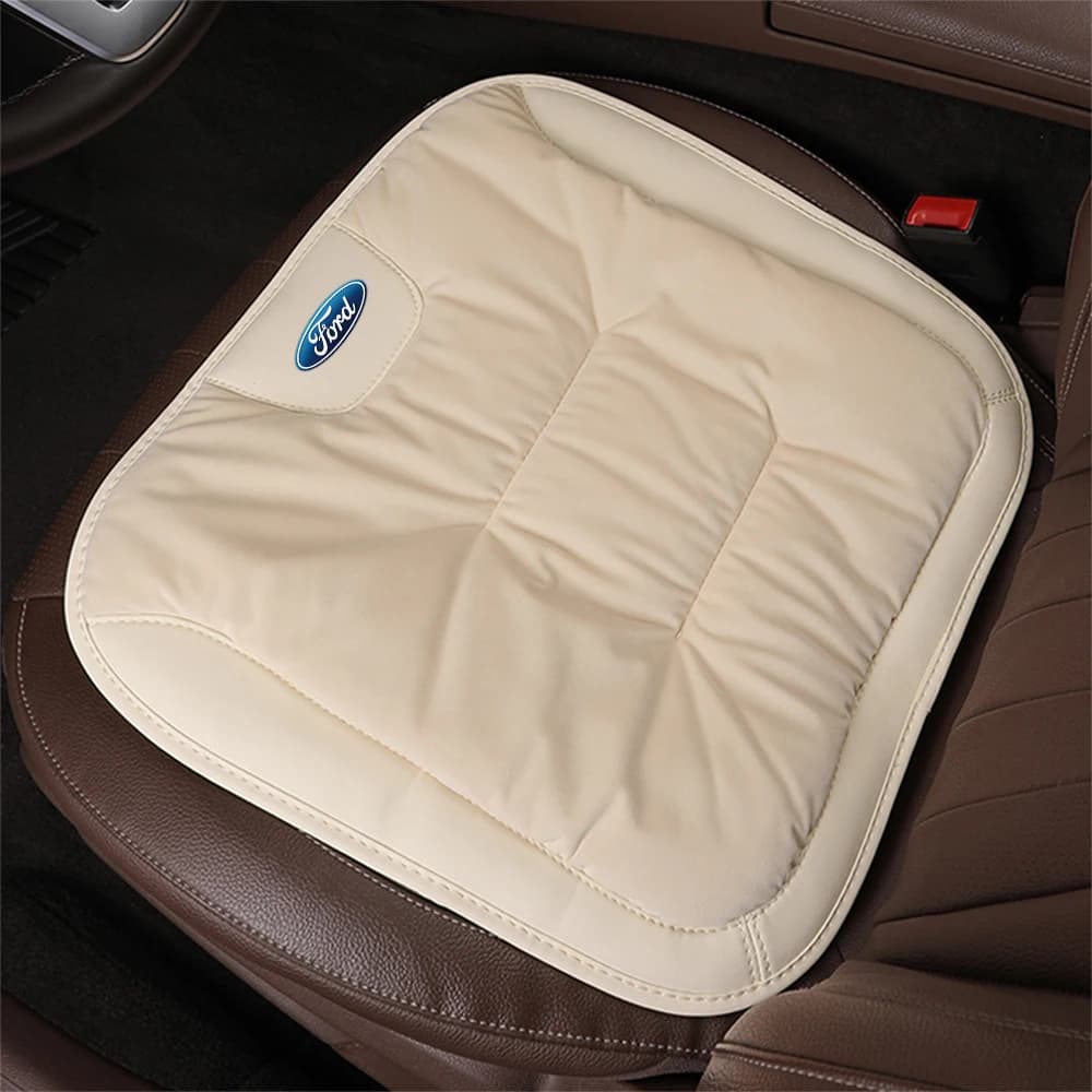 Cuscino per sedile invernale in flanella, caldo e antiscivolo, protezione per sedile auto, accessori per Ford ST Mondeo Mustang Focus