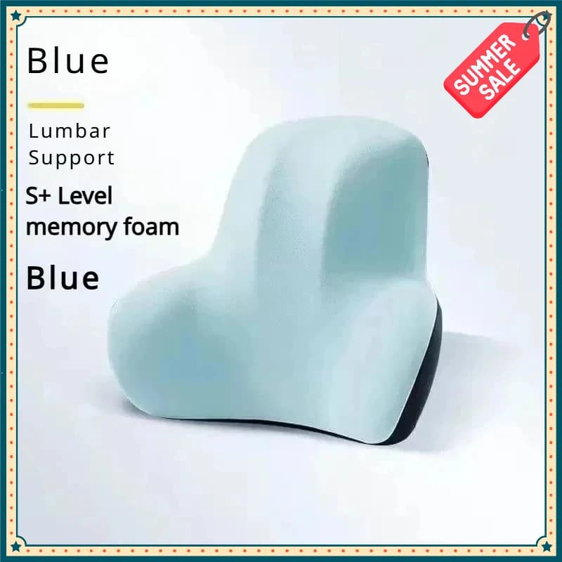 Cuscino Lombare 2025 Nuovo e Migliorato in Memory Foam per Sedia da Ufficio, Sedile Auto e Gaming