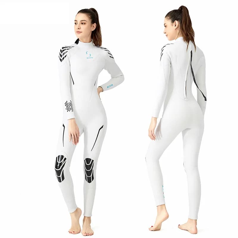 3MM Neoprene Tenere al caldo Caccia subacquea Pesca subacquea Nuoto Muta da sub Full Body Scuba Kayak Alla deriva Snorkeling Muta