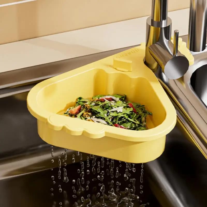 Lavello multifunzionale Cestello di scarico Rubinetto Appeso Sacchetto filtro Cestello di scarico automatico Lavello Spugna Rack Collettore di rifiuti da cucina