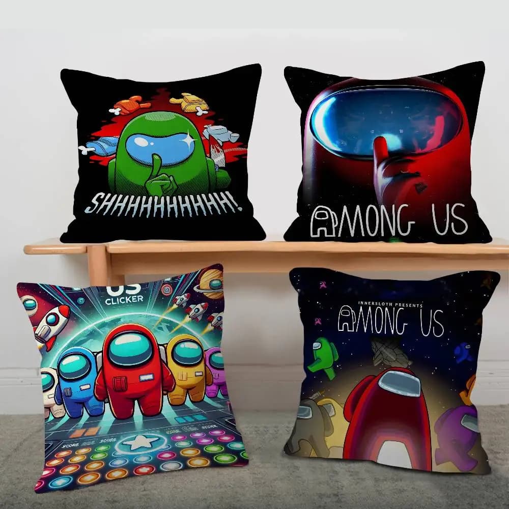 Fodera per cuscino A-Among U-Us per camera da letto e divano del soggiorno, fodera decorativa per cuscino
