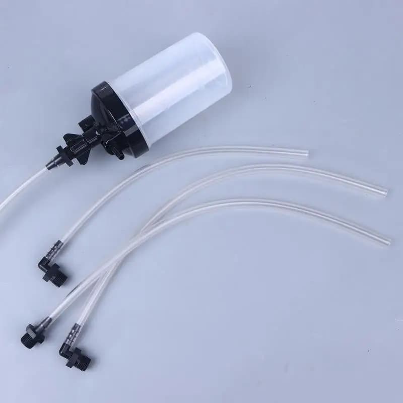 👶1Pcs Oxygen Concentrator Humidifier Bubbler Bottle Humidity For Oxygen Concentrator With Tubing Connector Elbow