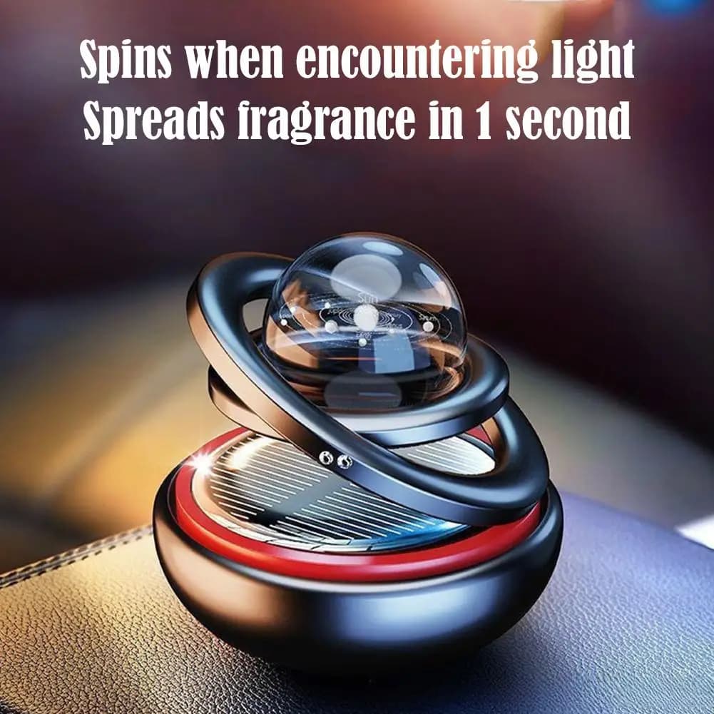 NEW scent for deodorant solar energy car for auto solar ornaments rotating scent ornaments for aromatherapy diffuser for creative car