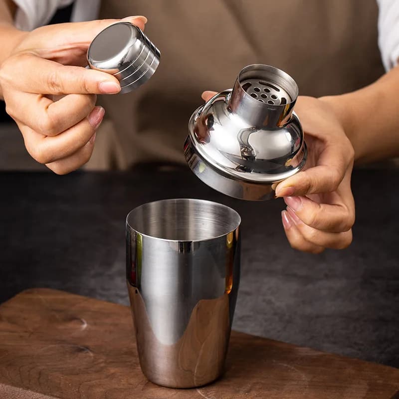 Shaker per cocktail da bar 350 ml 550 ml 750 ml Shaker per miscelazione in acciaio inossidabile