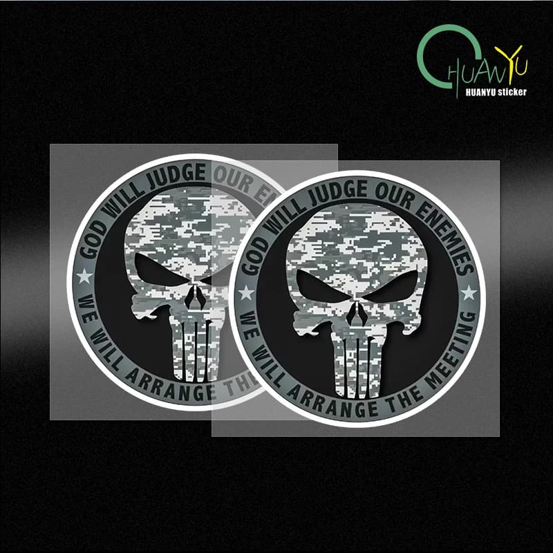 Adesivi per accessori militari Logo in vinile impermeabile Pegatinas Decalcomanie dell'esercito in avanti per auto; Adesivo in PVC per lunotto paraurti