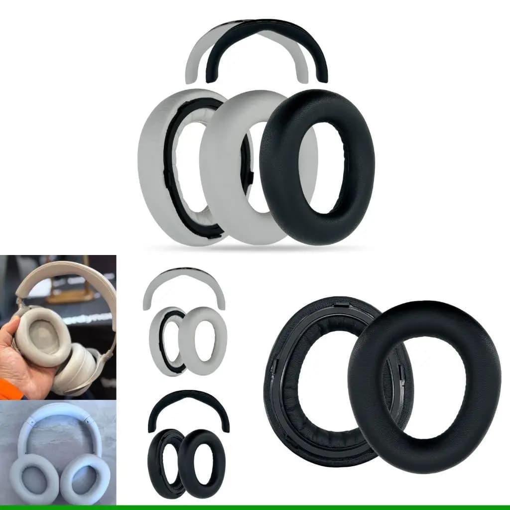 U55C Protain Leather Bearing Covers Headphone Accessories Improve bass response Quick installation for 300