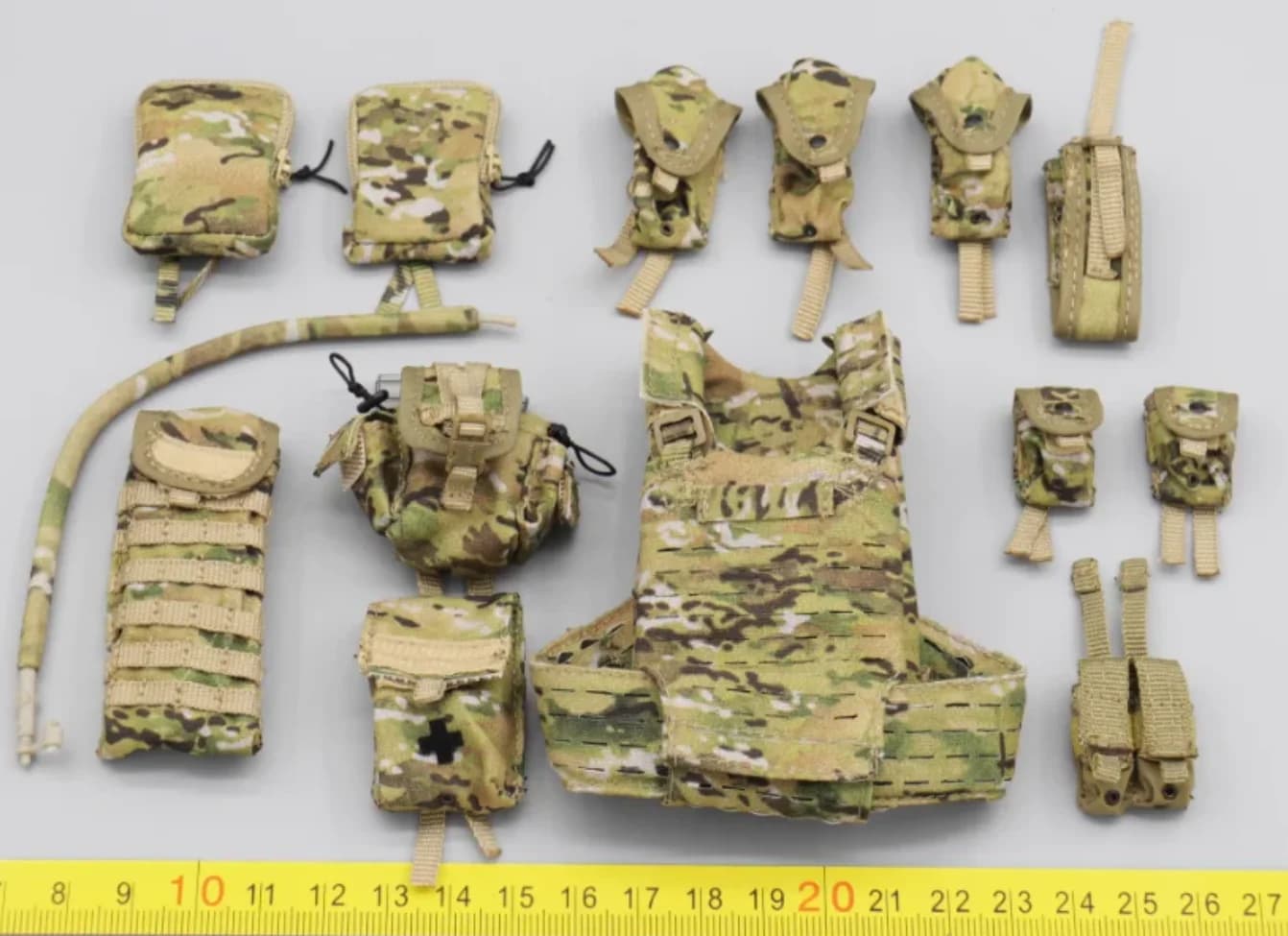 Minitimes M047 Moderni Stati Uniti. Soldato bambola PMC figura maschile mini giocattoli modello appendere petto gilet borse accessori per cuffie per bambola da 12 "1/6
